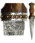 Rosewood Damascus Athame