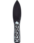 8" Black Celtic soapstone athame
