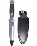 7 1/2" Black wood handle athame