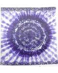 36" x 36" Flower of Life altar cloth