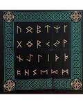32" x 32" Norse Runes altar cloth