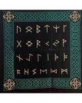 32" x 32" Norse Runes altar cloth