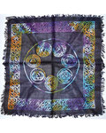 18"x18" 7 Chakra altar cloth