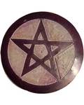 4" Soapstone Pentagram Tile
