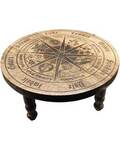 11 3/4" dia Pagan Calendar altar table