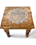 9"x 9"x 8" Flower of Life altar table