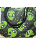 14" x 16" Alien jute tote bag