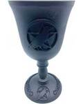 7 5/8" Pentagram & Bird chalice