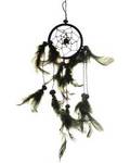 3" Black Dream Catcher