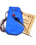 3" Medicine Dream bag Blue