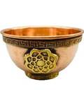 3" copper Flower of Life offering bowl