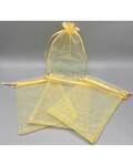 100 pack 4" x 6" Gold organza bag