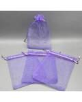100 pack 4" x 6" Purple organza bag
