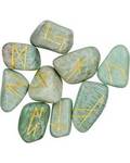 Amazonite rune set