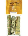 Cedar,White& Blue Sage Smudge Stick 3pk