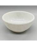 4" White Marble scrying bowl