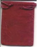 Bag Velveteen Pouch 3 X 4 Burgundy