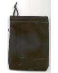 Bag Velveteen Pouch 3 X 4 Black