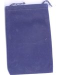 Bag Velveteen Pouch 4 X 5 1/2 Blue