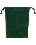 Bag Velveteen Pouch 4 X 5 1/2 Green