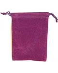 Bag Velveteen Pouch 4 X 5 1/2 Purple