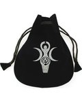 Goddess Of Earth Velveteen Pouch Bag