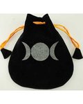 Triple Goddess Velveteen Bag
