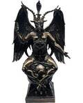 14 1/2" Baphomet bronze color