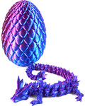 Purple Dragon Egg (3D printed)