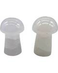 (set of 2) 1 3/4" Mushroom Calcite, Pink