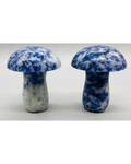 (set of 2) 1 3/4" Mushroom Sodalite