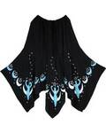 Moon Goddess Long Skirt black