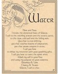 Water Invocation Poster