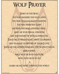Wolf Prayer Poster