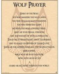 Wolf Prayer Poster