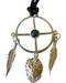 Wolf Medicine Wheel amulet