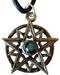 1" Pentagram, Double blue crystal amulet 1" Pentagram, Double blue crystal amulet