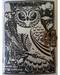 black/ silver Owl leather blank book w/ latch black/ silver Owl leather blank book w/ latch