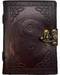 Ying Yang leather blank book w/ latch Ying Yang leather blank book w/ latch