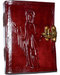 Jesus leather blank book w/ latch