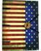 American Flag journal 4 1/2" x 6 1/2" handmade parchment