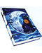 Midnight Moon Cat journal 4 1/2" x 6 1/2" handmade parchment