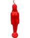 6 3/4" Red Woman candle