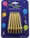 Gold Birthday Candles
