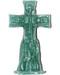 4 1/2" Crucifix Green candle 4 1/2" Crucifix Green candle