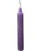 9/16" Violet chime candle 20pk