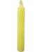 9/16" Yellow chime candle 20pk