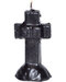 4 1/4" Black Cross candle