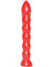 9 1/2" Red 7 Knob candle 9 1/2" Red 7 Knob candle