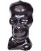 4 3/4" Black Skull candle 4 3/4" Black Skull candle
